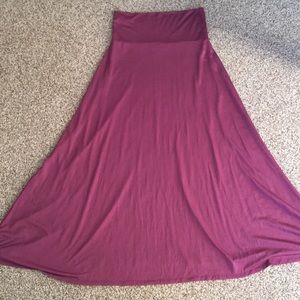 Lularoe Maxi Skirt - medium slinky material